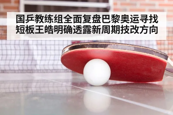 国乒教练组全面复盘巴黎奥运寻找短板王皓明确透露新周期技改方向